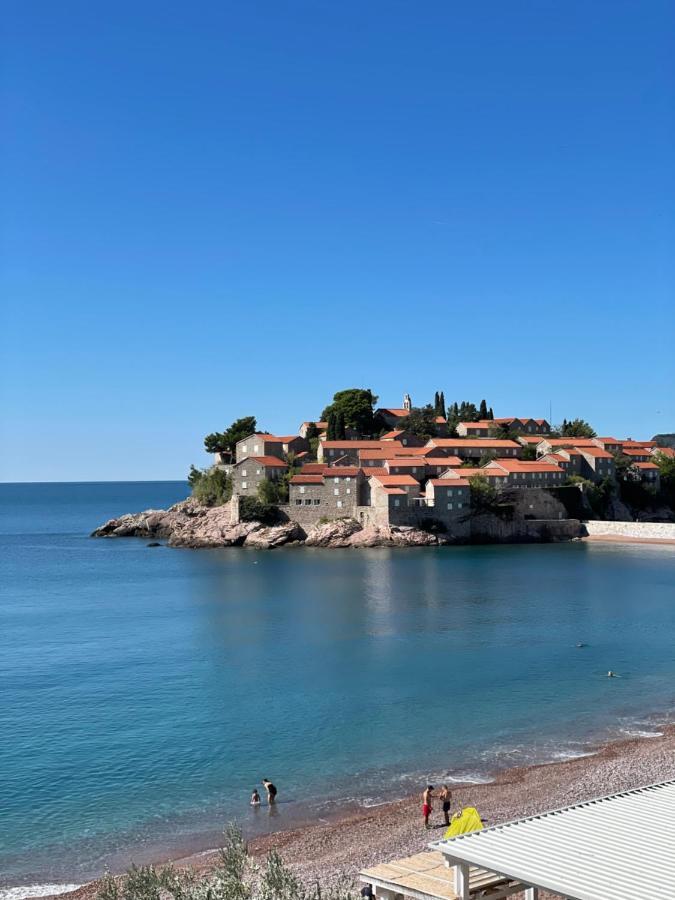 Sea View Apartment Sveti Stefan Eksteriør billede